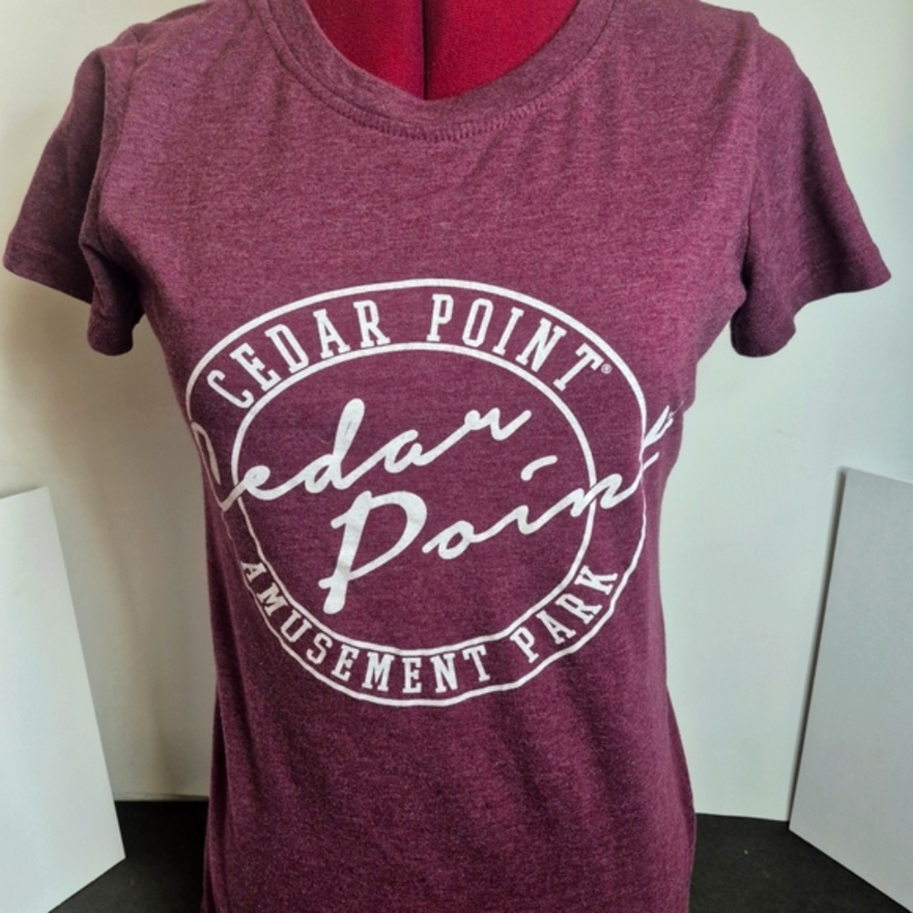 Women's Maroon Cedar Point T-Shirt